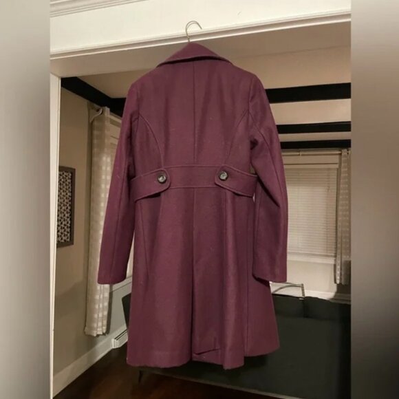 Vintage Moda International Wool Side Tab Peacoat Size 6 Victoria's Secret - Picture 3 of 4